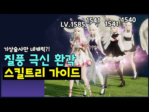 ｜ 스킬 룬 보석 딜사이클｜질풍노도 환각 기상술사 [로스트아크]