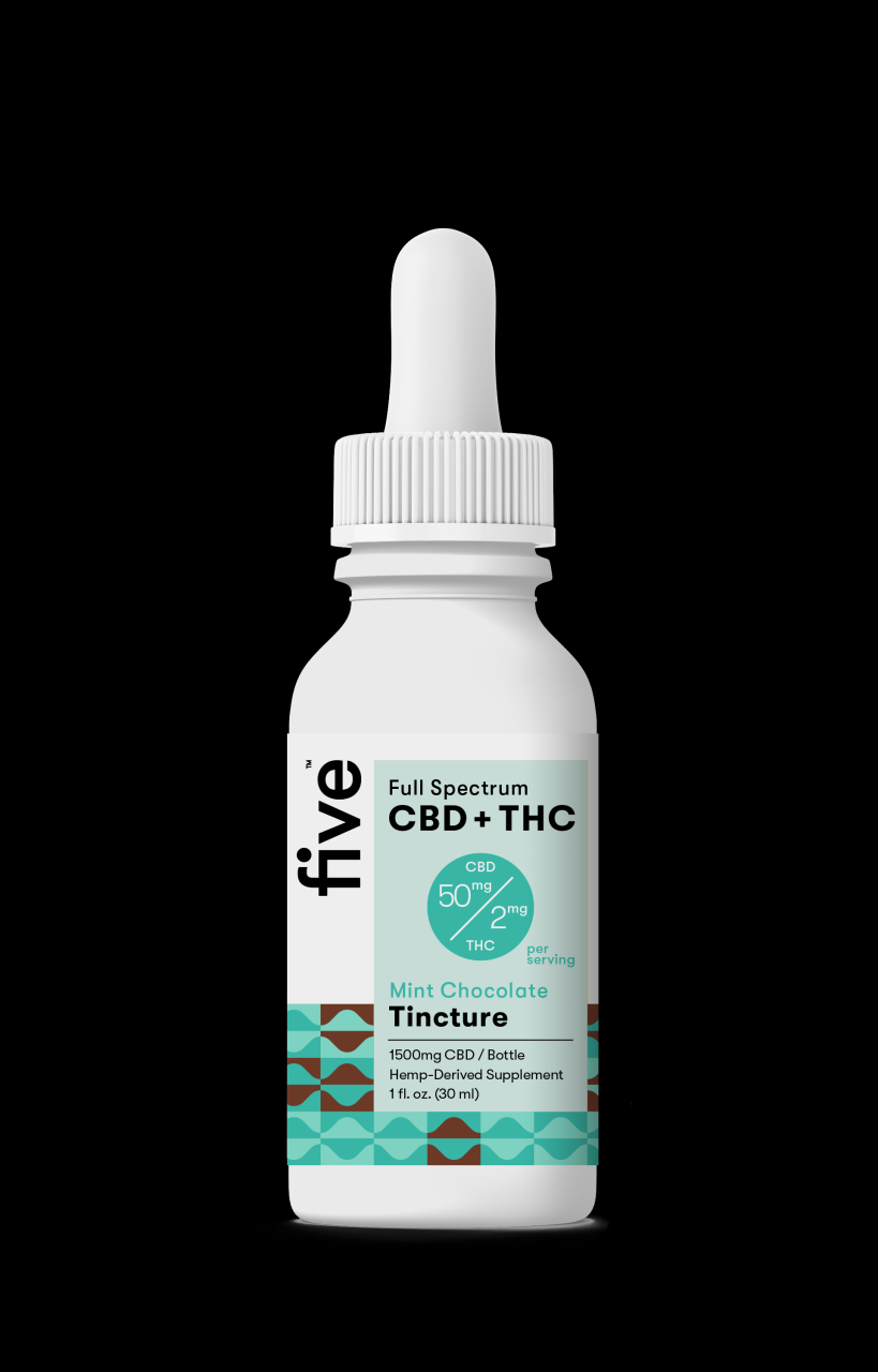 Full Spectrum Cbd + Thc Tincture From Five Cbd