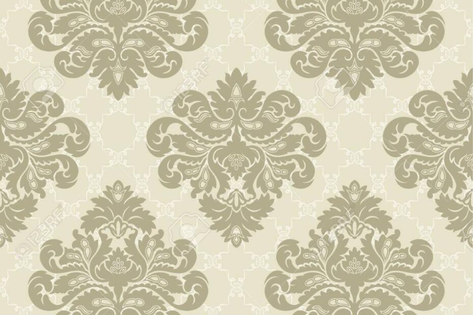 Vector Seamless Pattern. Luxury Elegant Texture Of Baroque Style. Pattern  Can Be Used As A Background, Wallpaper, Wrapper, Page Fill, Element Of  Ornate Decoration Royalty Free Svg, Cliparts, Vectors, And Stock  Illustration.