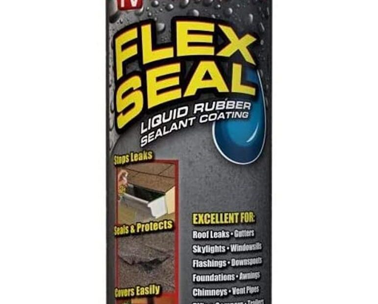 Amazon.Com: Flex Seal, 14 Oz, Black, Stop Leaks Instantly, Waterproof  Rubber Spray On Sealant Coating, Perfect For Gutters, Wood, Rv, Campers,  Roof Repair, Skylights, Windows, And More : Tools & Home Improvement