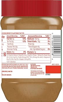 Amazon.Com : Jif Reduced Fat Creamy Peanut Butter Spread, 16 Ounces (Pack  Of 12), 60% Peanuts : Grocery & Gourmet Food