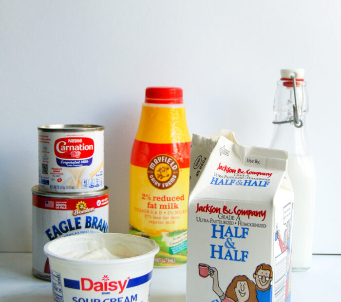 Dairy Products And How To Make Substitutions - Baker Bettie