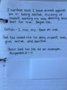 Your Prayer Journal - You Need To Have A Section For Confession – As He  Leads Is Joy