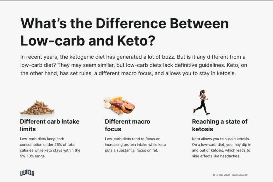 Low Carb Vs. Keto: Everything You Need To Know - Levels