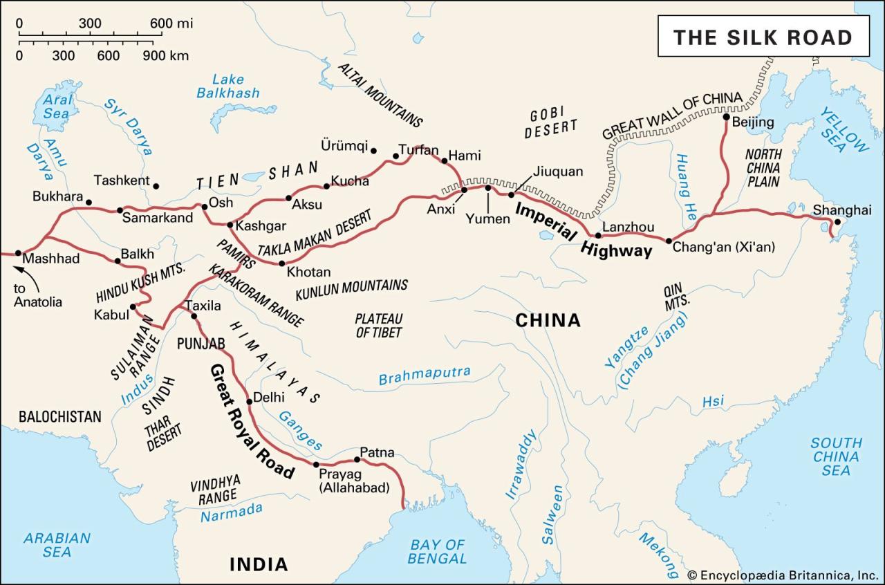 Silk Road | Facts, History, & Map | Britannica Money