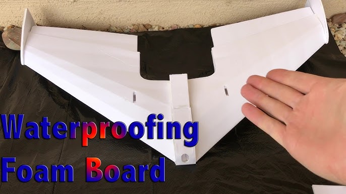 How To Water Proof Foam Board! - Youtube