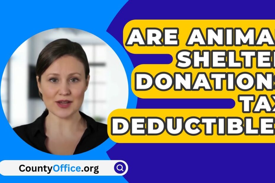 Are Animal Shelter Donations Tax Deductible? - Countyoffice.Org - Youtube