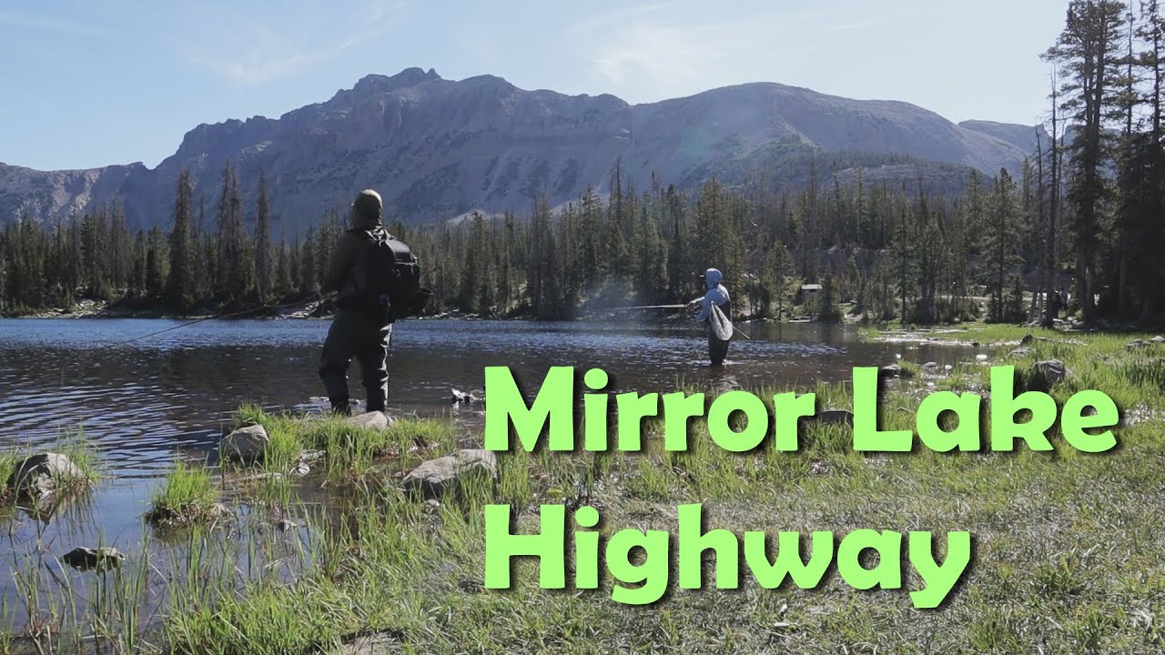 Catching Fish From Every Roadside Lake Along The Mirror Lake Highway -  Youtube