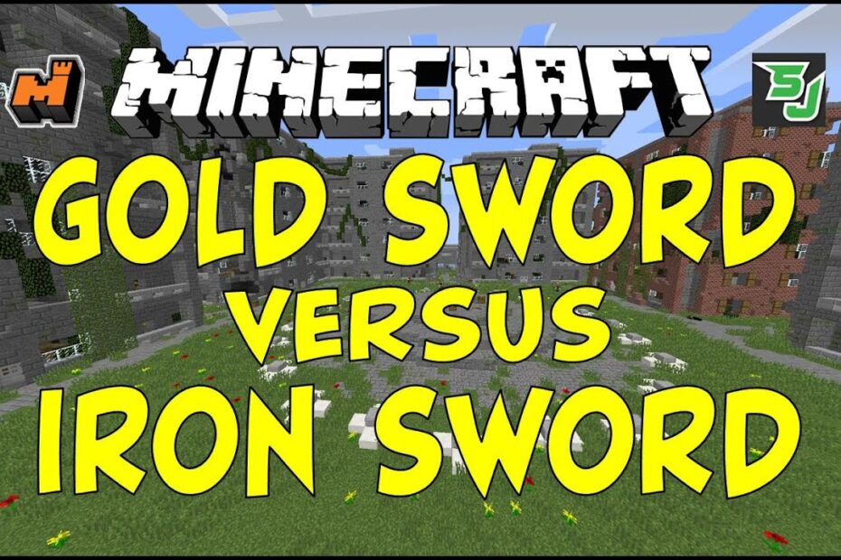 Minecraft: Mineplex Rumor: Gold Or Iron Sword - Which Does More Damage? -  Youtube