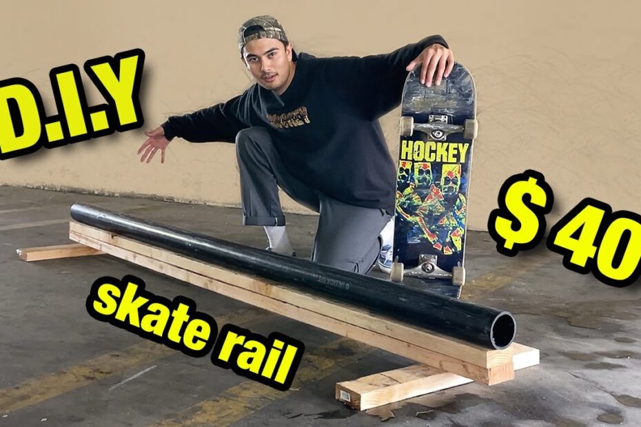 The Easiest Way To Build A D.I.Y Skate Rail - Youtube