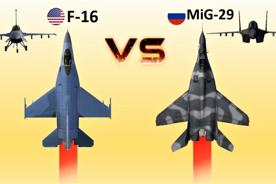 F-16 Fighting Falcon Vs Mig-29 Fulcrum| Which Fighter Jet Wins In An Aerial  Knife Fight?? - Youtube