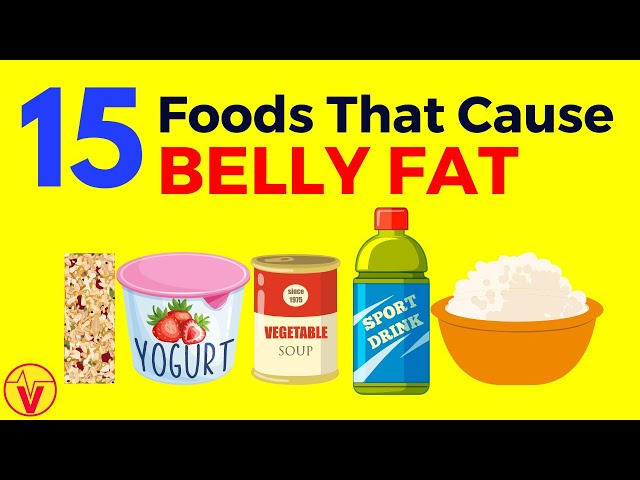 15 Foods That Cause Belly Fat And Love Handles (Visceral Fat) To Avoid |  Visitjoy - Youtube