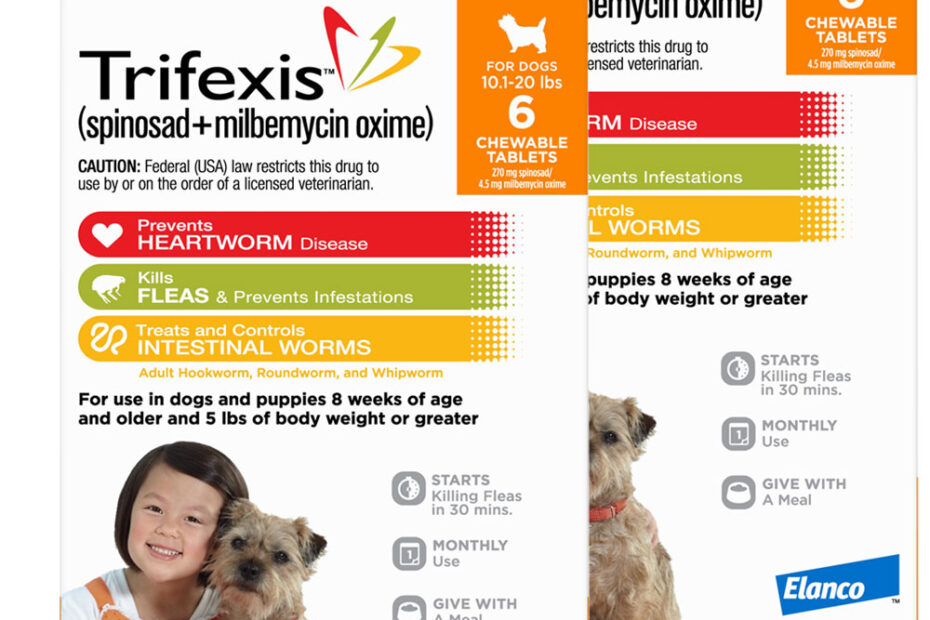 Trifexis 10.1-20 Lbs For Dogs, 12 Chewable Tablets