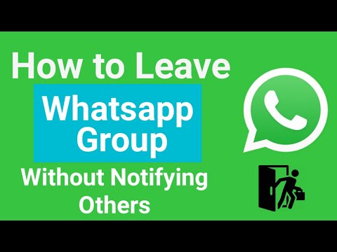 How to Leave WhatsApp Group Without Notifying Any Members in Android!! 2021 How to Leave WhatsApp Group Without Notifying Any Members in Android!! 2021