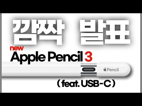 애플펜슬 3세대 USB-C타입 출시 / 아이패드(특히 10세대) 쓰시는 분 꼭 보세요! /#애플펜슬 #애플펜슬2 #애플펜슬3