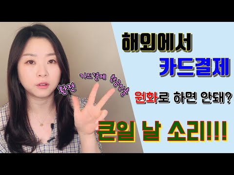 해외여행 가기전 꼭 알아야할 금융상식 3가지!! 환전꿀팁/카드결제/현금인출에 대하여! 모르면 다음달카드값 난리남